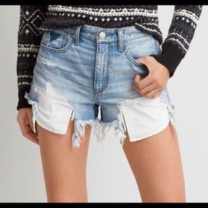 American Eagle Vintage High Rise Festival Shorts